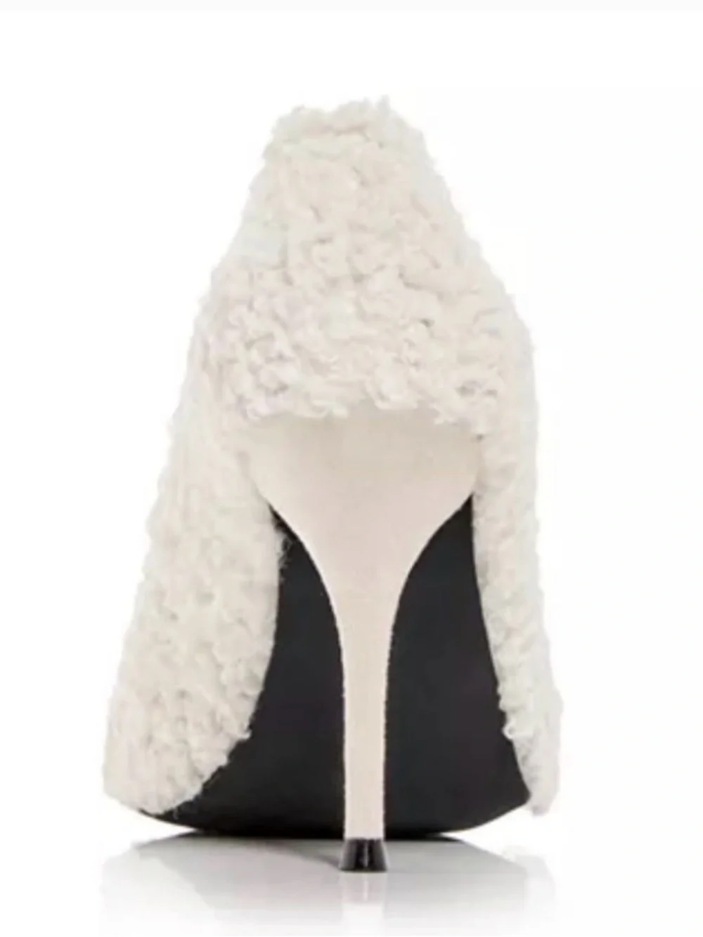 Brand new never worn Jeffrey Campbell Shearling pumps